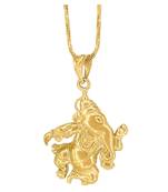 Goldplated Ganesha Ganpati Pendant For Unisex