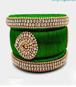 Green bangles-and-bracelets