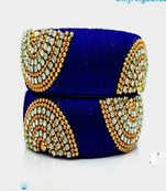 Blue bangles-and-bracelets