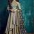 Grey Tapeeta Silk Salwar With Dupatta