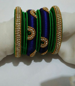 Green bangles-and-bracelets