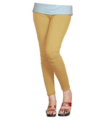 Chikoo Cotton Ankle Length Leggings for Women's and Girl's (Free Size) 2