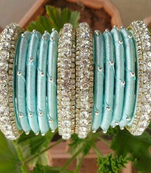 Blue bangles-and-bracelets