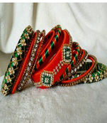 Red bangles-and-bracelets