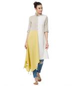 Grey plain viscose kurti