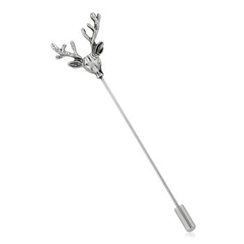 Silver crystal brooch 1