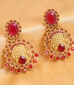 Gorgeous Matte Finish Party Wear Errrings 