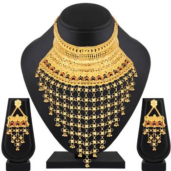 Gold diamond necklace-sets 1