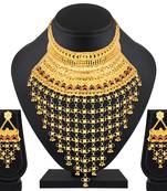 Gold diamond necklace-sets