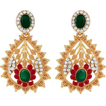 Multicolor diamond earrings 1