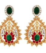 Multicolor diamond earrings