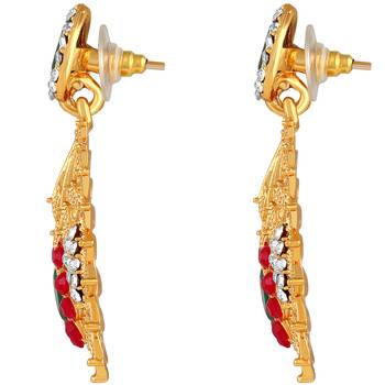 Multicolor diamond earrings 2