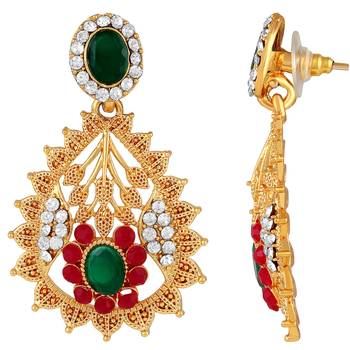 Multicolor diamond earrings 3