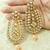 Lalso Designer Peach Matt Meenakari Enamel Kundan Earrings - LME11_BG