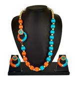 Orange necklaces
