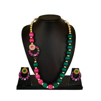 Pink necklaces 1