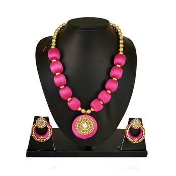 Pink necklaces 1
