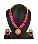 Pink necklaces