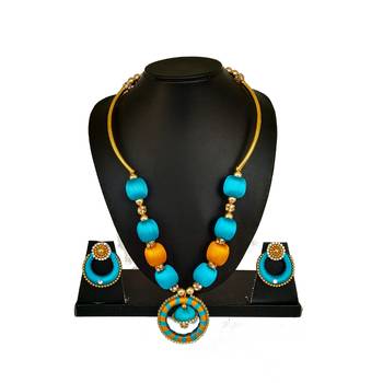 Blue necklaces 1