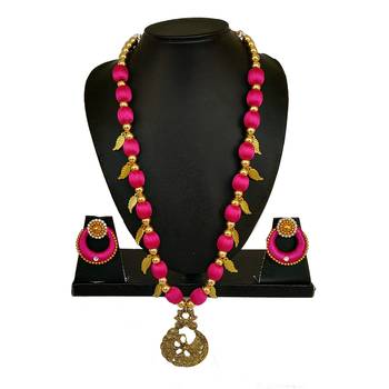 Pink necklaces 1