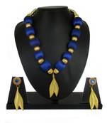 Blue necklaces