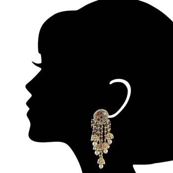 Navratan Studs With 5 Panchi Jhumki Earrings 2