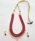 Ruby Kundan Set