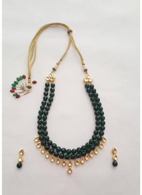 Emerald Kundan Set 1