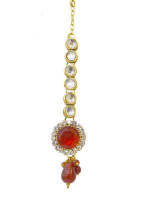 Red Maang Tikka 1