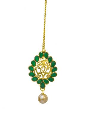 Green Maang Tikka 1