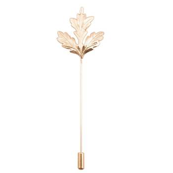 Gold
 crystal brooch 1