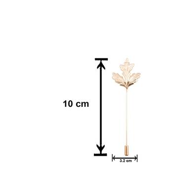 Gold
 crystal brooch 3