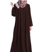Coffee plain kashibo abaya