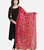 Rani Pink Nazneen Phulkari Work Women's Dupatta