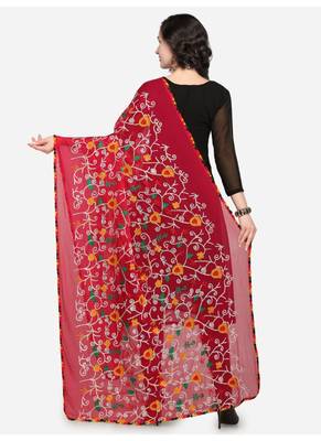 Rani Pink Nazneen Phulkari Work Women's Dupatta 2
