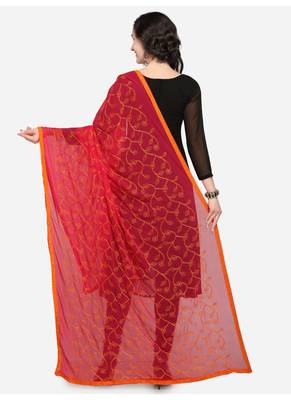 Pink Nazneen Embroidered Women's Dupatta 2