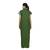 Green & white colour dots design printed collar neck cotton nighty for ladies nightwear