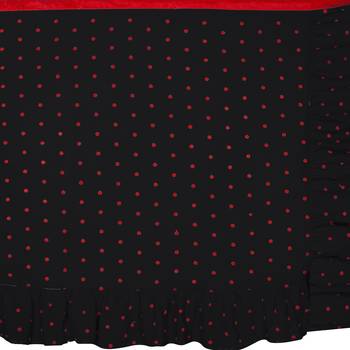 Black embroidered georgette saree with blouse 5