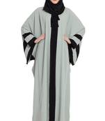 Green plain kashibo abaya
