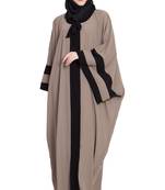 Beige Designer kaftaan kashibo abaya