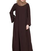 Coffee plain kashibo abaya
