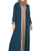 Blue plain kashibo abaya