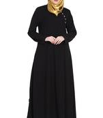 Black plain kashibo abaya