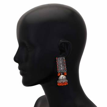 Orange Earrings 3
