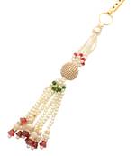 White diamond key chain