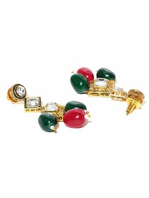 La Trendz Designer Gold Necklace Set For Women 3