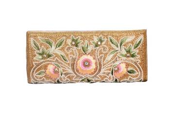 Reg Zine Made Multi Color Clutch With Embroidery Work 1