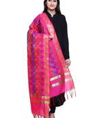 Women's Banarasi Cotton Silk Chanderi Jacquard Dupatta