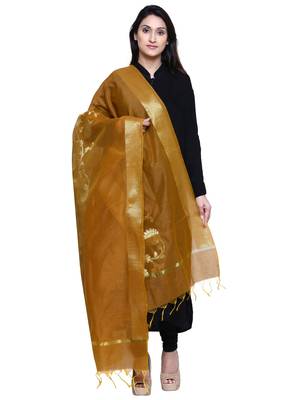 Women's Banarasi Cotton Silk Chanderi Jacquard Dupatta 1