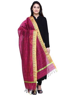 Women's Banarasi Cotton Silk Chanderi Jacquard Dupatta 1